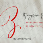 Monogram Z | Monofont Caps Z Font Poster 1