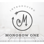 Monorow Font Poster 1