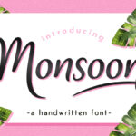 Monsoon Font Poster 1