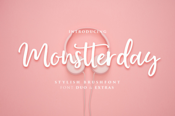 Monstterday Script Font Poster 1