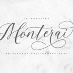 Monterai Font Poster 1