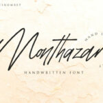 Monthazar Font Poster 1