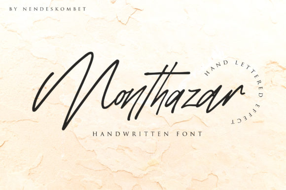 Monthazar Font Poster 1