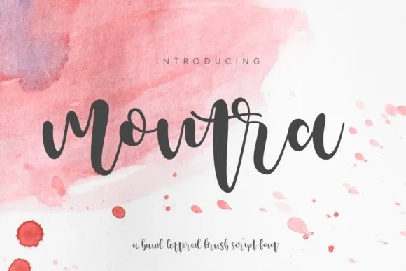Montra Font Montra Font Poster 1