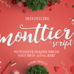 Monttier Font Poster 1