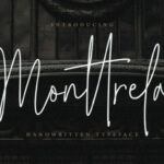 Monttrela Font Poster 1