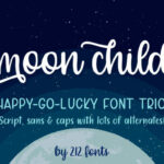 Moon Child Font Poster 1