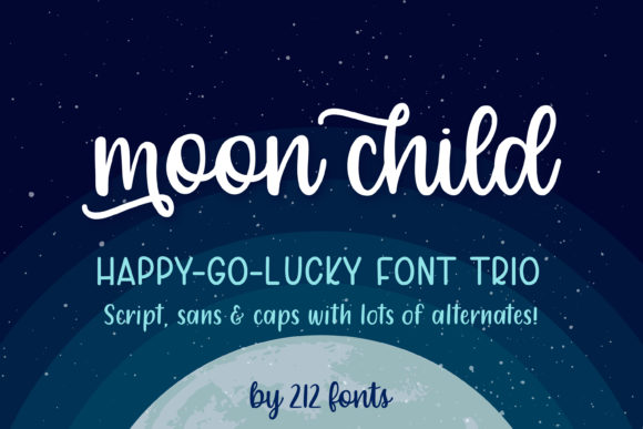 Moon Child Font Poster 1