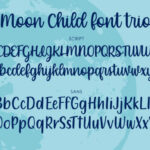 Moon Child Font Poster 13