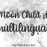 Moon Child Font Poster 4