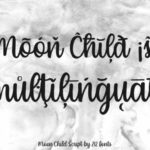 Moon Child Font Poster 4
