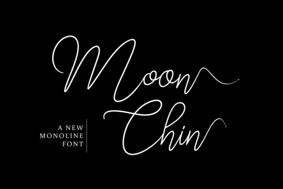 Moon Chin Font Poster 1