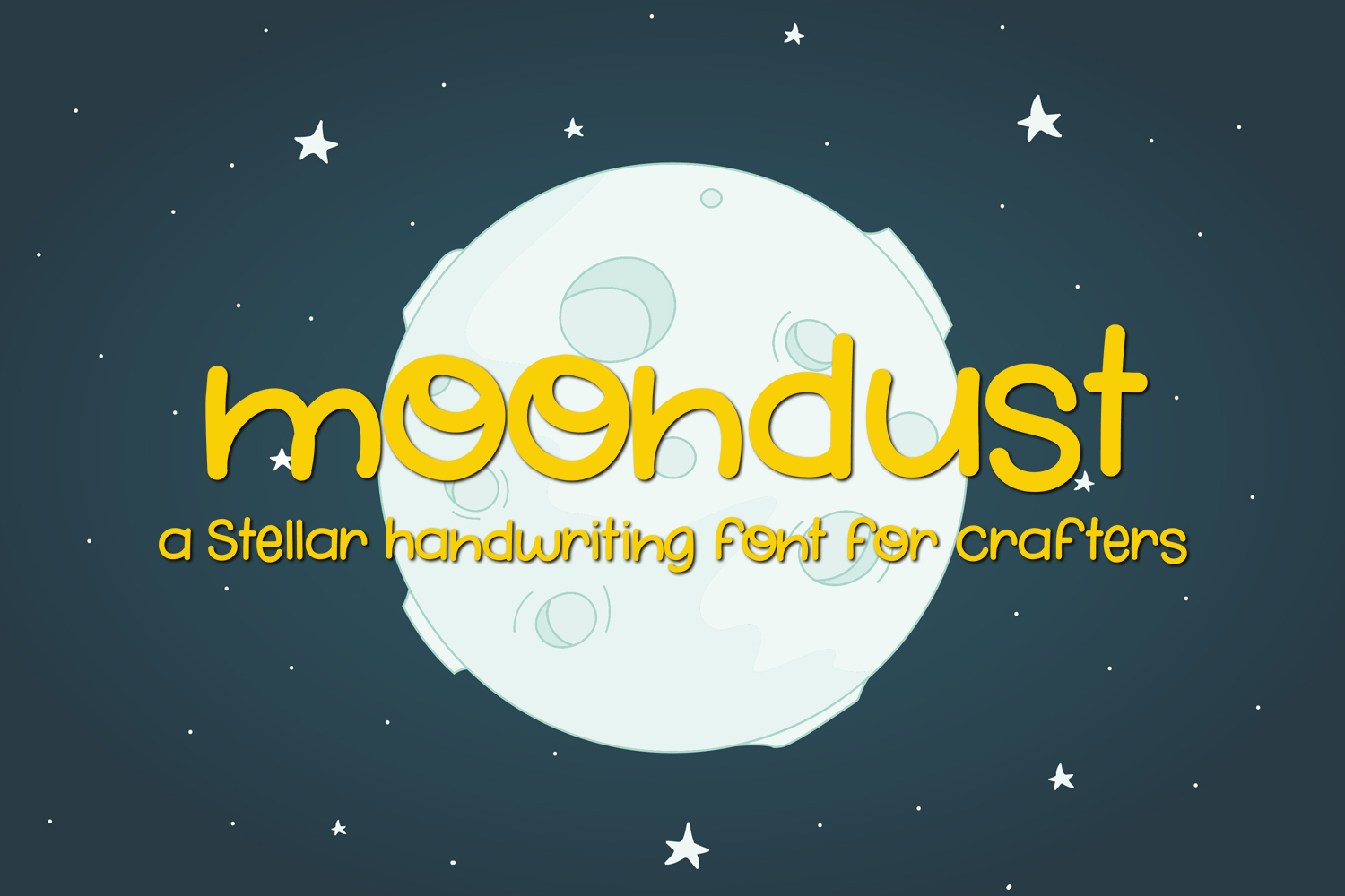 Moondust Font Poster 1