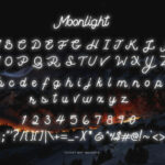 Moonlight Font Poster 2