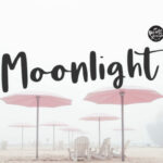 Moonlight Font Poster 1