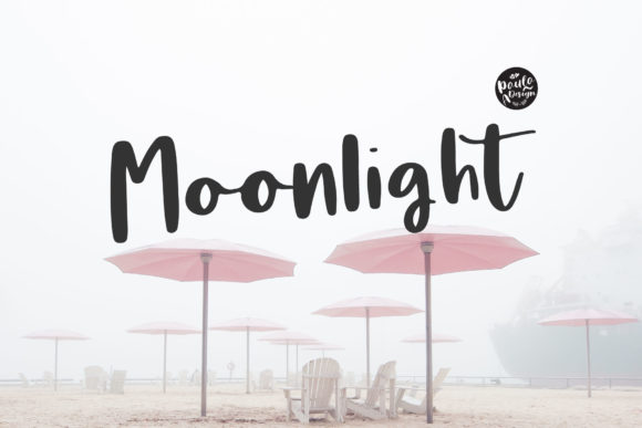 Moonlight Font Poster 1