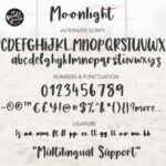 Moonlight Font Poster 6