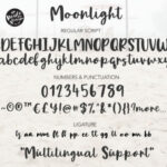 Moonlight Font Poster 7