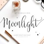 Moonlight Font Poster 1