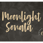 Moonlight Sonata Font Poster 1