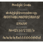 Moonlight Sonata Font Poster 3