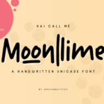 Moonllime Font Poster 1