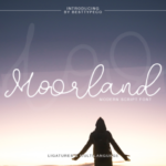 Moorland Font Poster 1