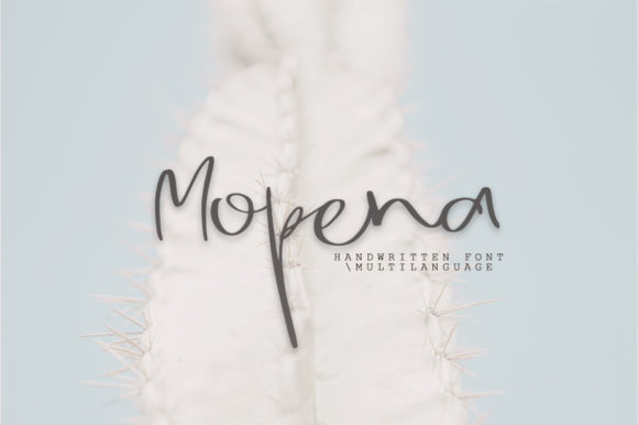Mopena Font Poster 1