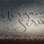 Morgana Script Font Poster 4