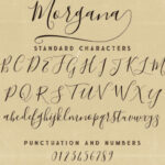 Morgana Script Font Poster 6