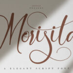 Morisita Font Poster 1