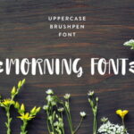 Morning Font Poster 1