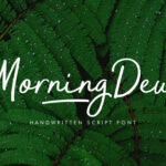 Morning Dew Font Poster 1