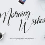 Morning Wishes Font Poster 1