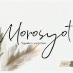 Morosyot Script Font Poster 1