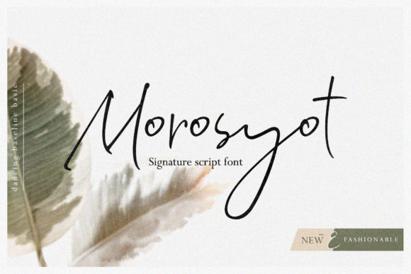 Morosyot Script Font