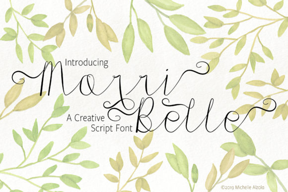 Morri Belle Script Font Poster 1