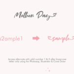 Mother Day Script Font Poster 6