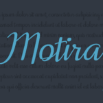 Motira Font Poster 1