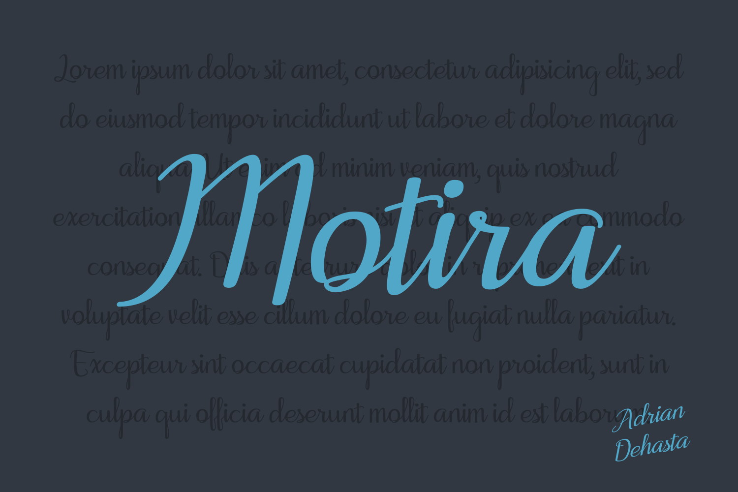 Motira Font Poster 1