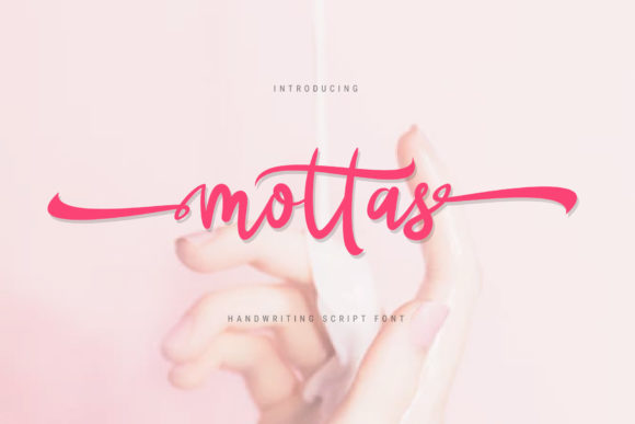 Mottas Script Font Poster 1