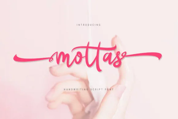 Mottas Script Font Mottas Script Font Poster 1