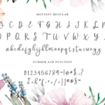 Mottion Font Poster 6