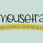 Mousetrap Font Poster 1