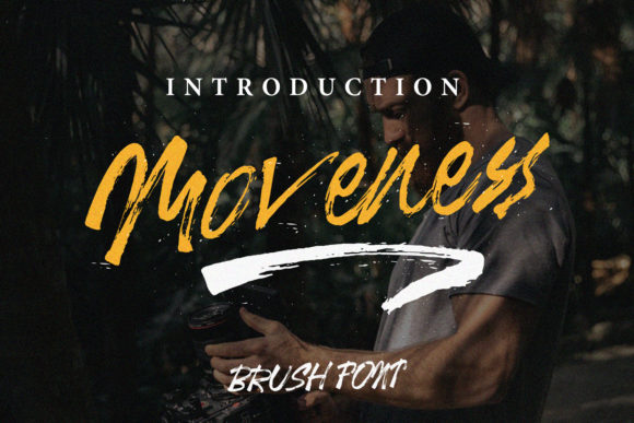 Moveness Brush Font