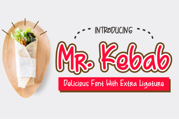 Mr. Kebab Font Poster 1