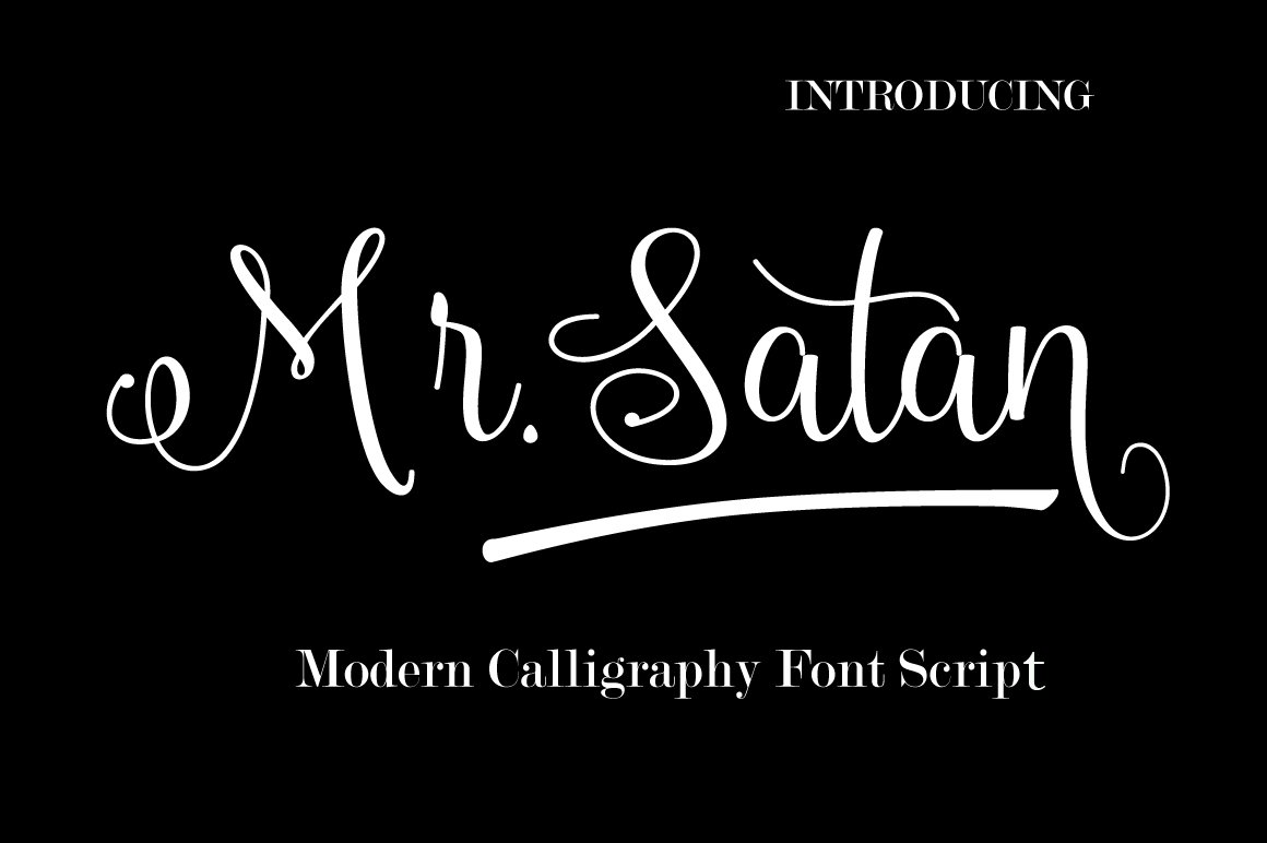 Mr. Satan Font Poster 1