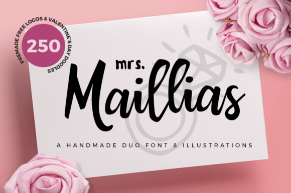 Mrs Maillias Duo Font Poster 1