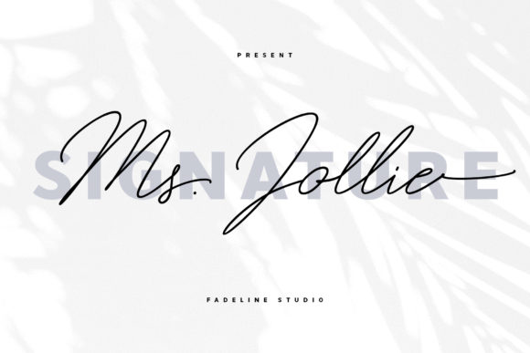 Ms. Jollie Font Poster 1