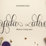 Mufida Aivia Font Poster 1